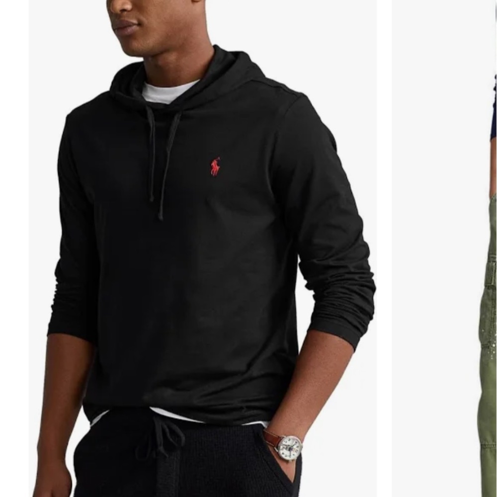 Polo by Ralph Lauren Men's Black Hoodie